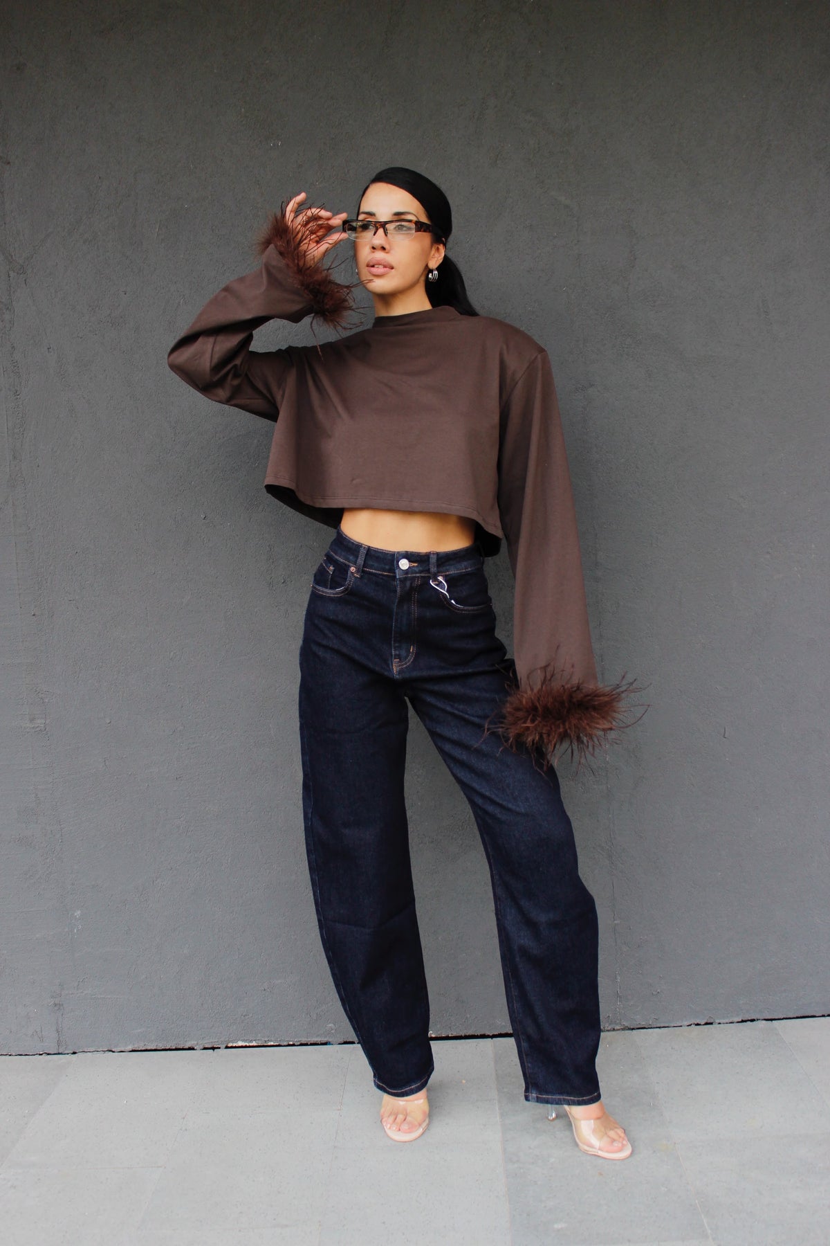 jeans RETRO BOTTONS blu scuro