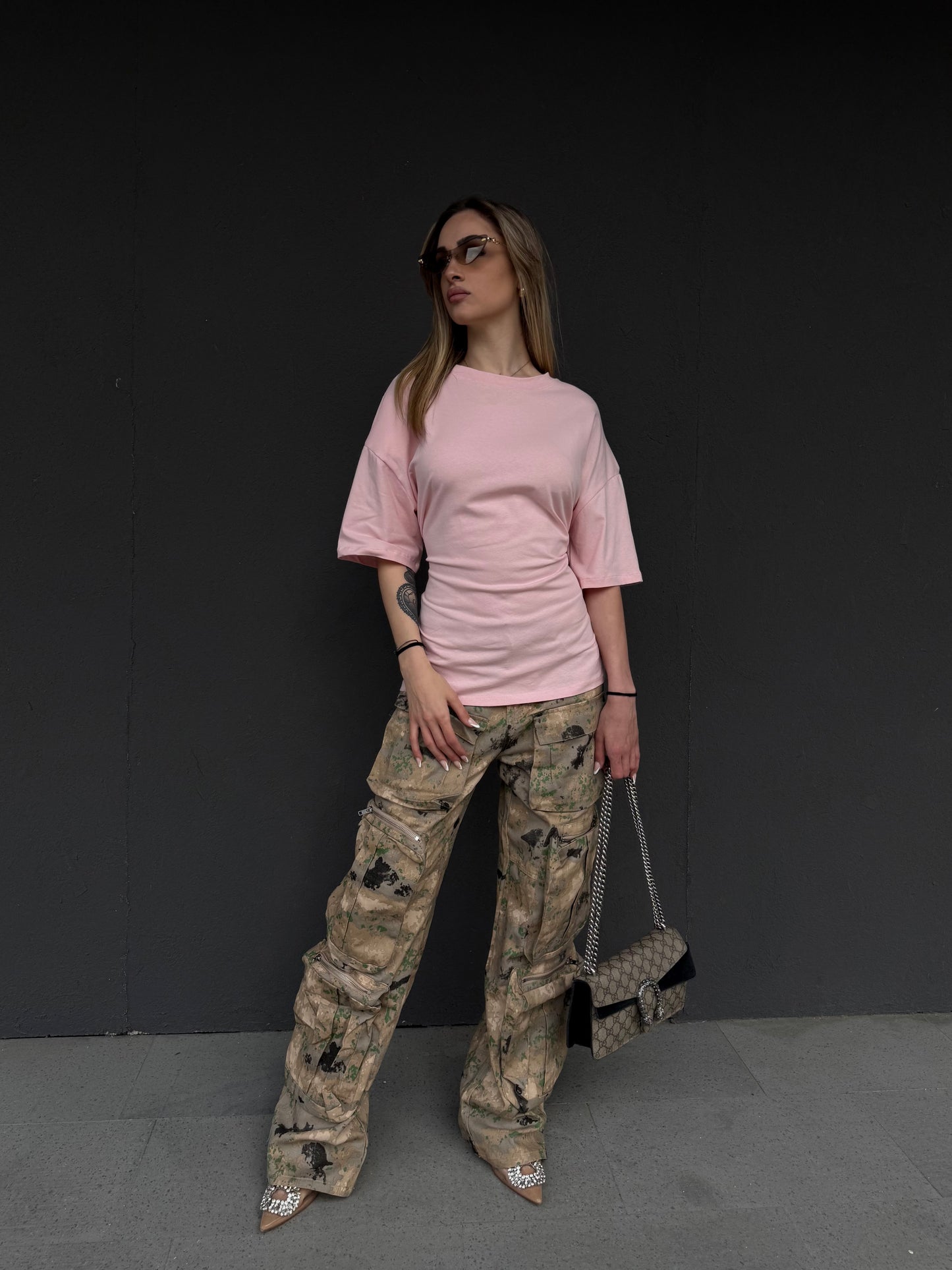 t-shirt POINT rosa