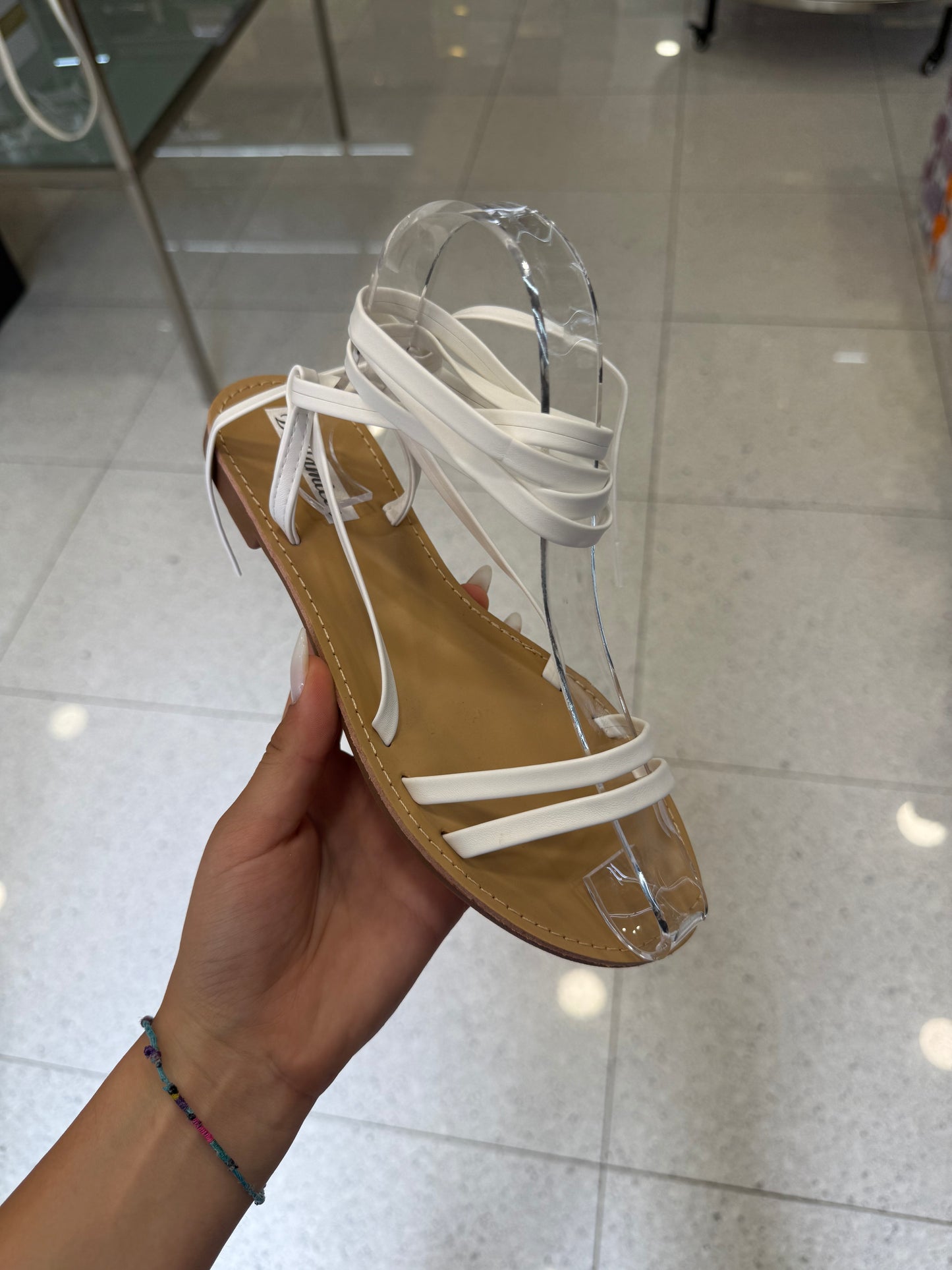 sandali alla schiava WHITE