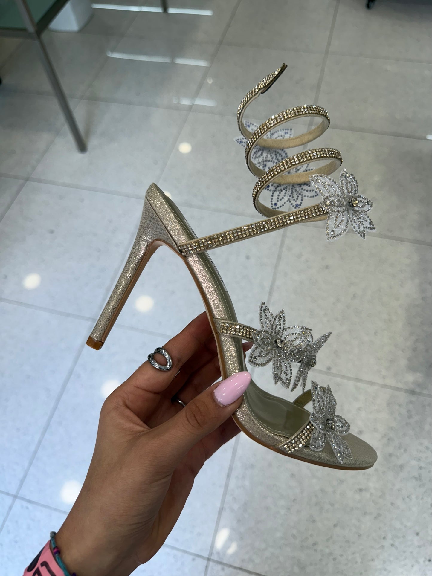 sandali FLOWER oro