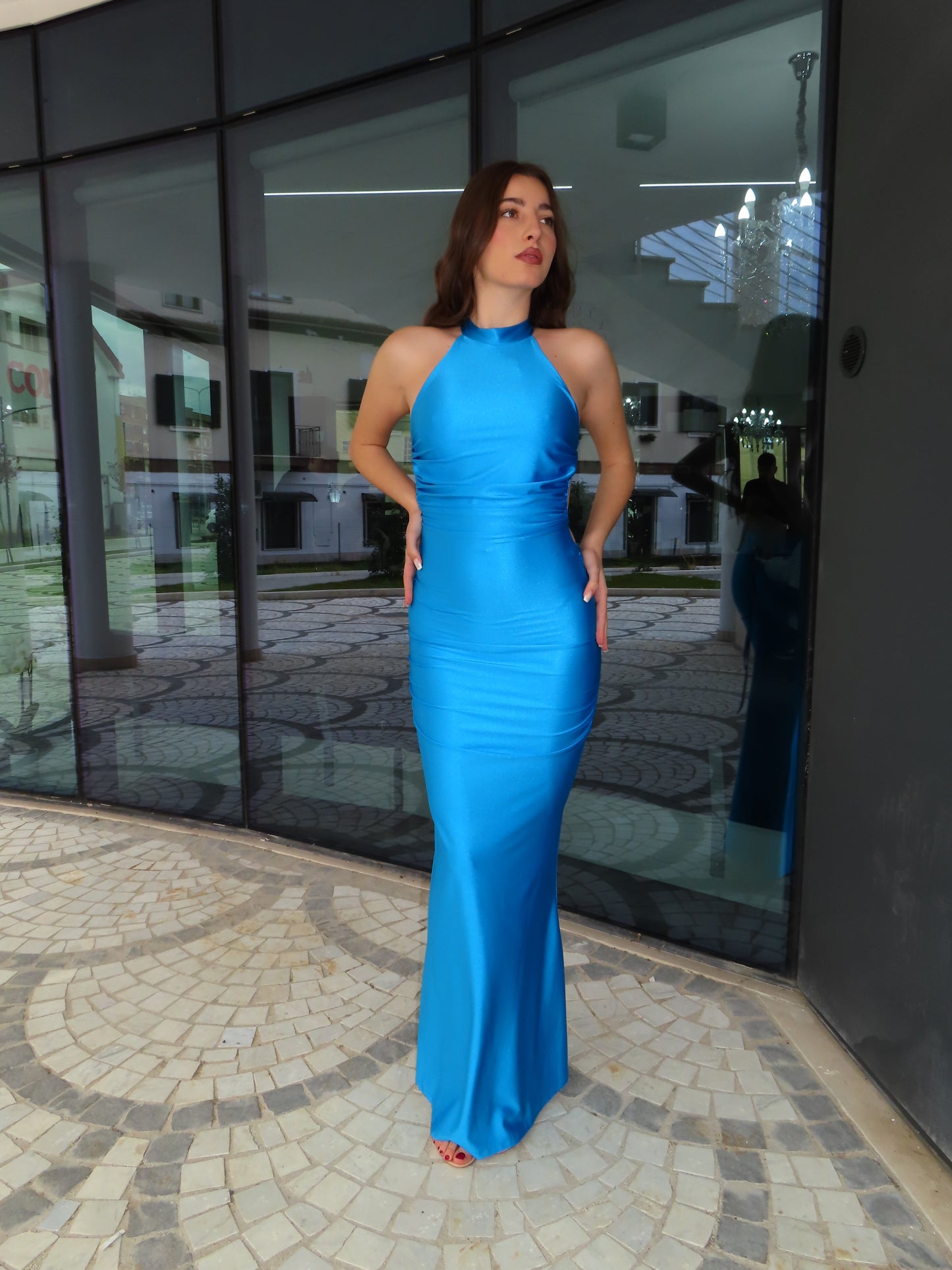 abito GIULIA celeste