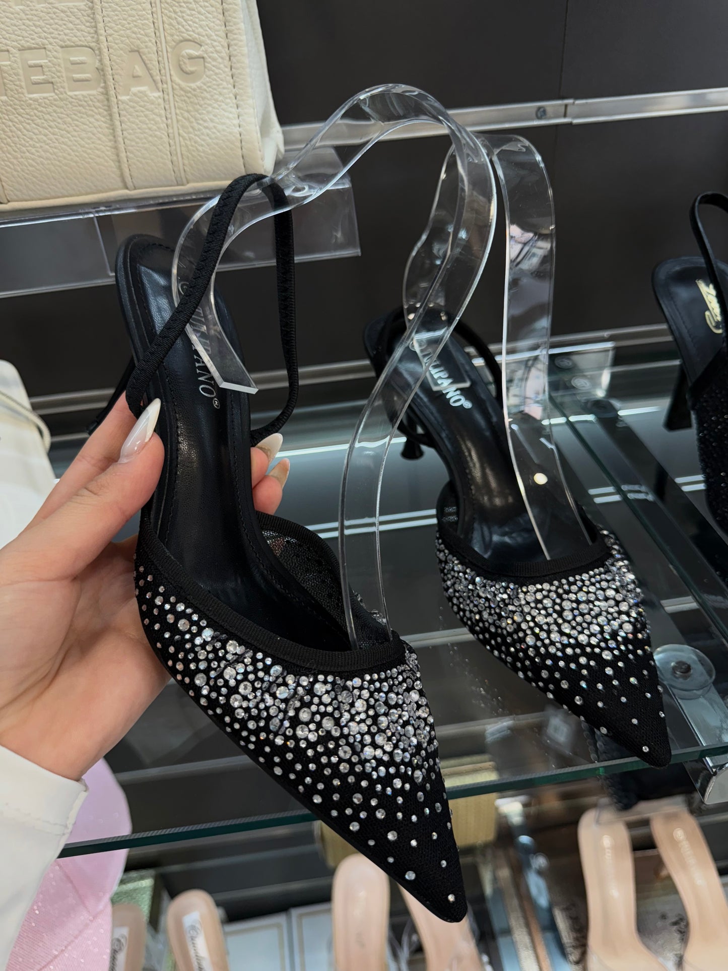 slingback modello Z**A argento