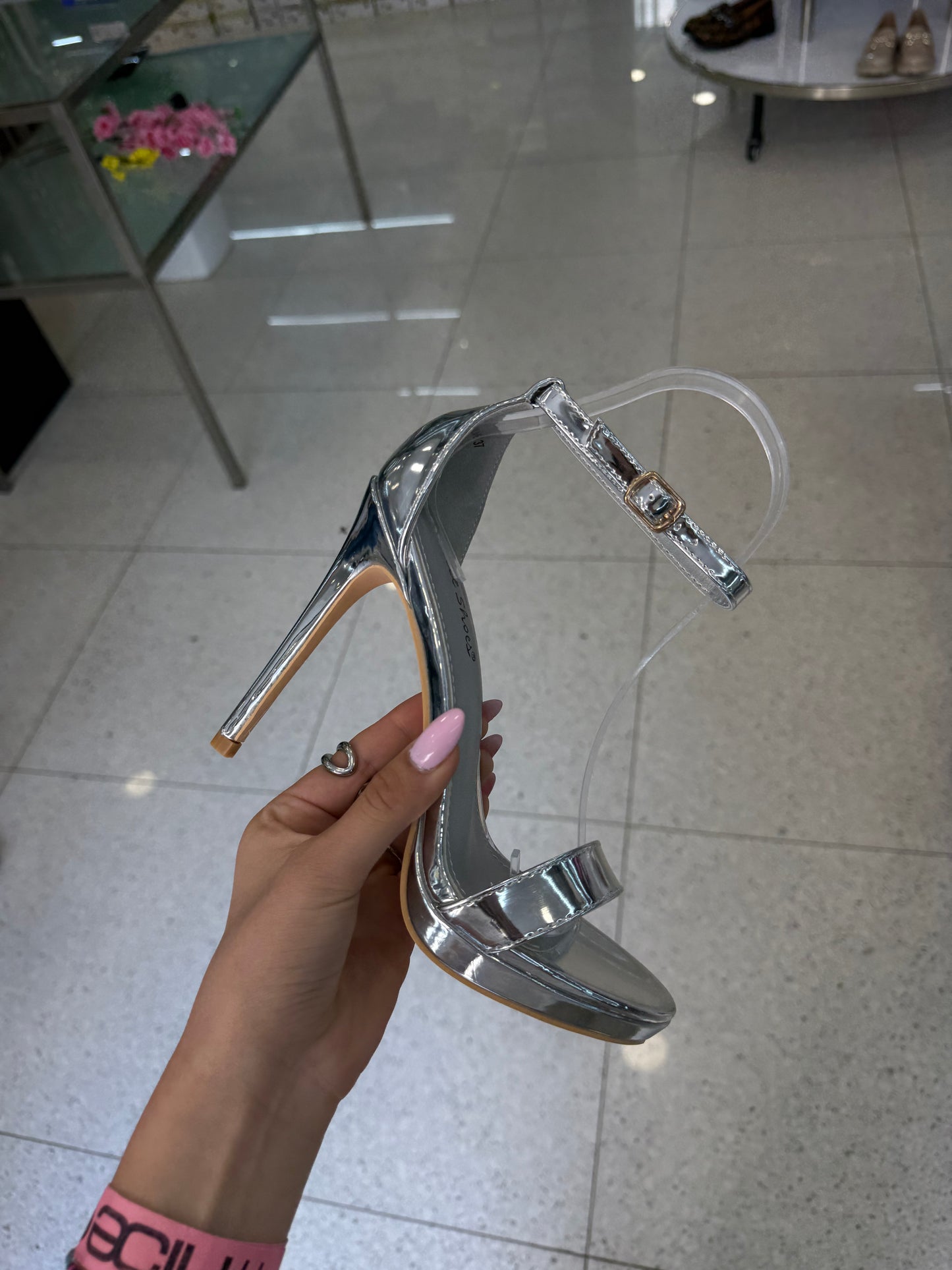 sandali argento metallizzati