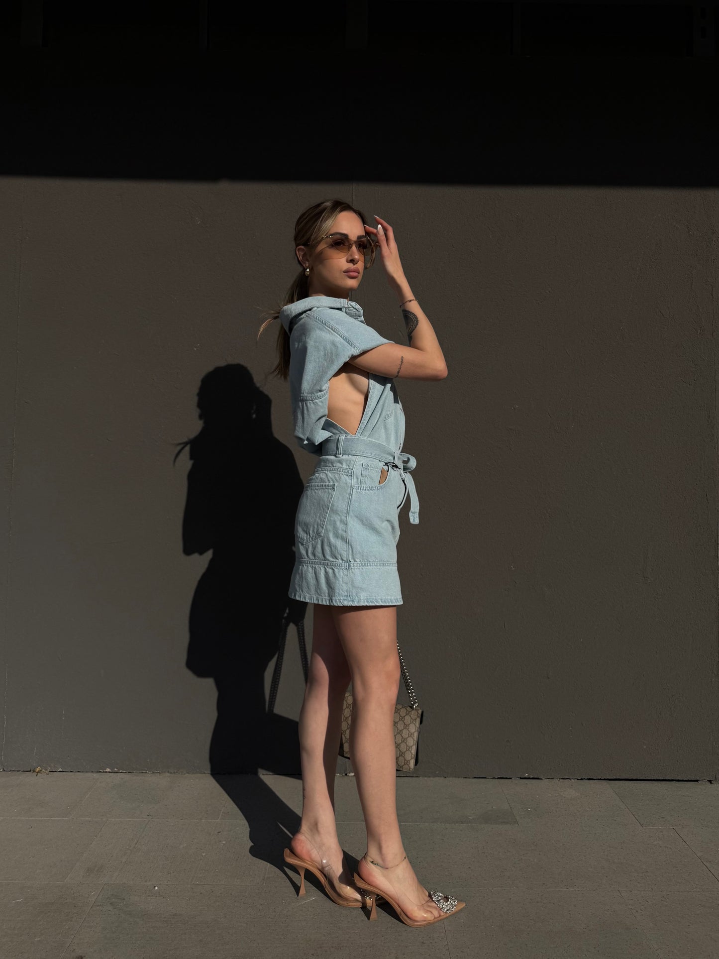 coordinato denim chiaro