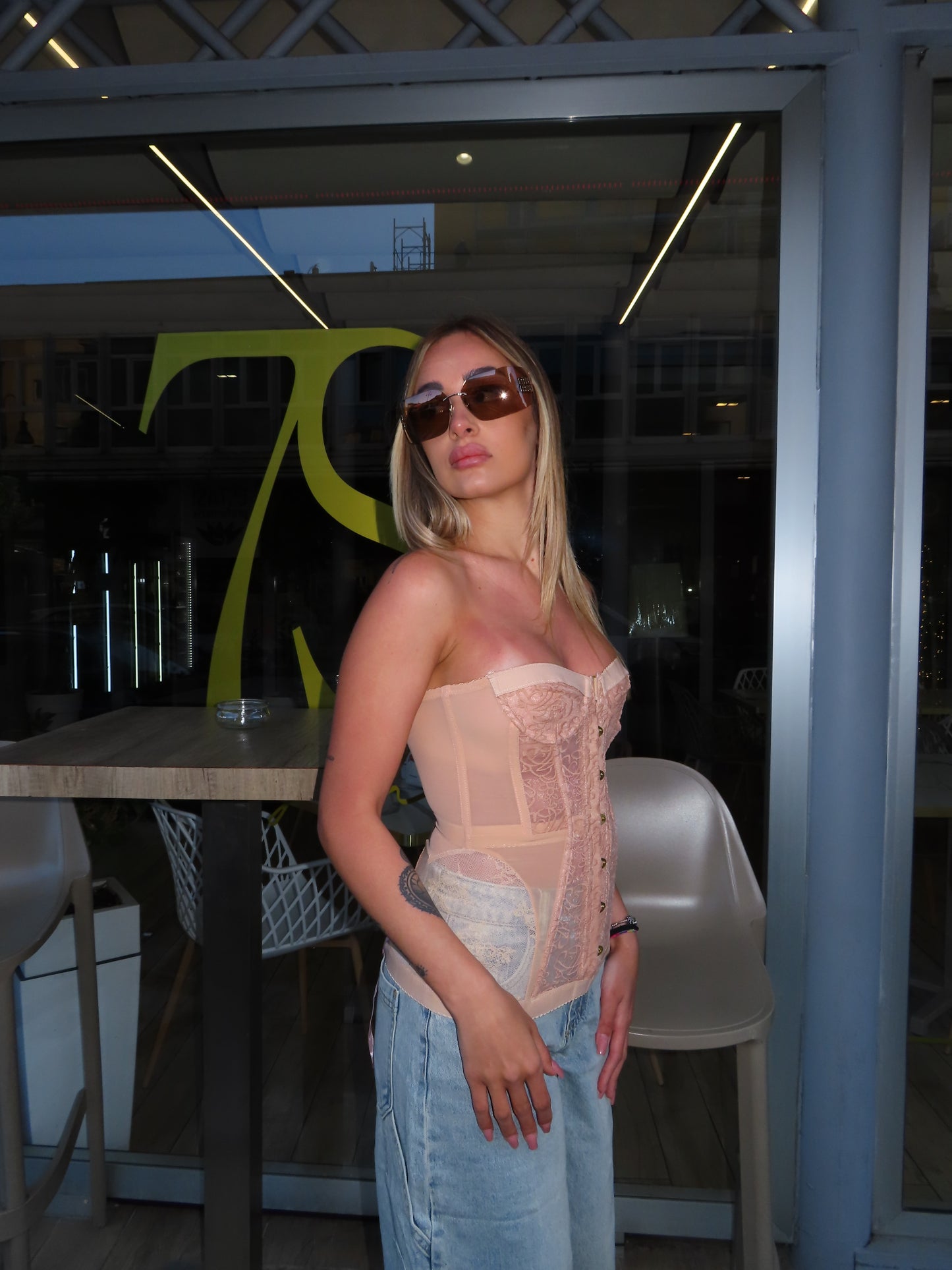 bustier CORINNE carne