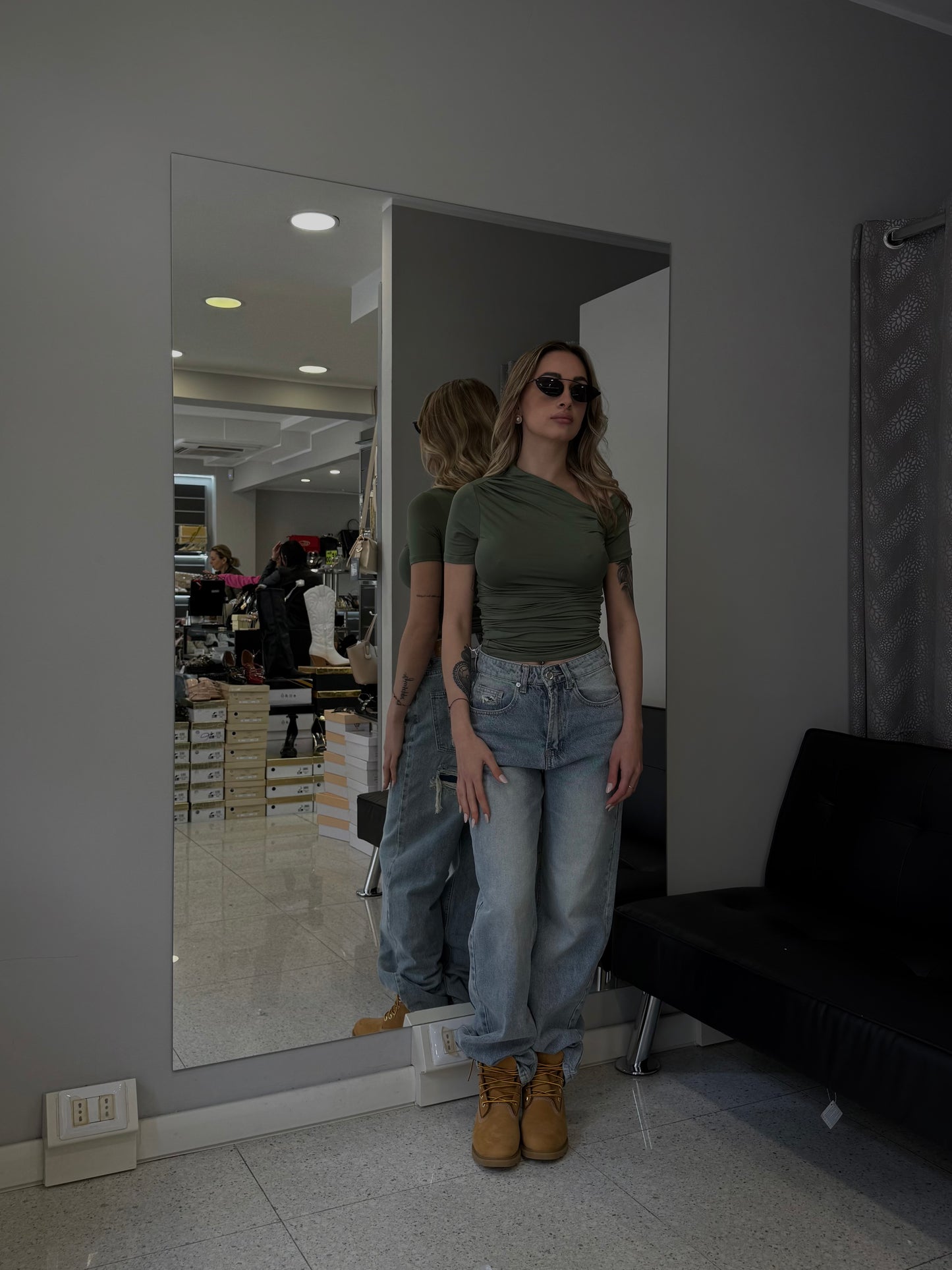 maglia Kim verde militare