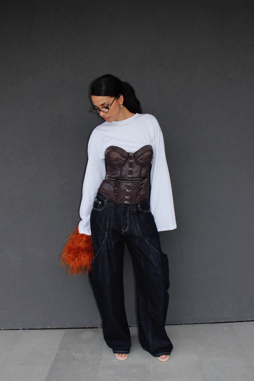corsetto CHARLOTTE marrone