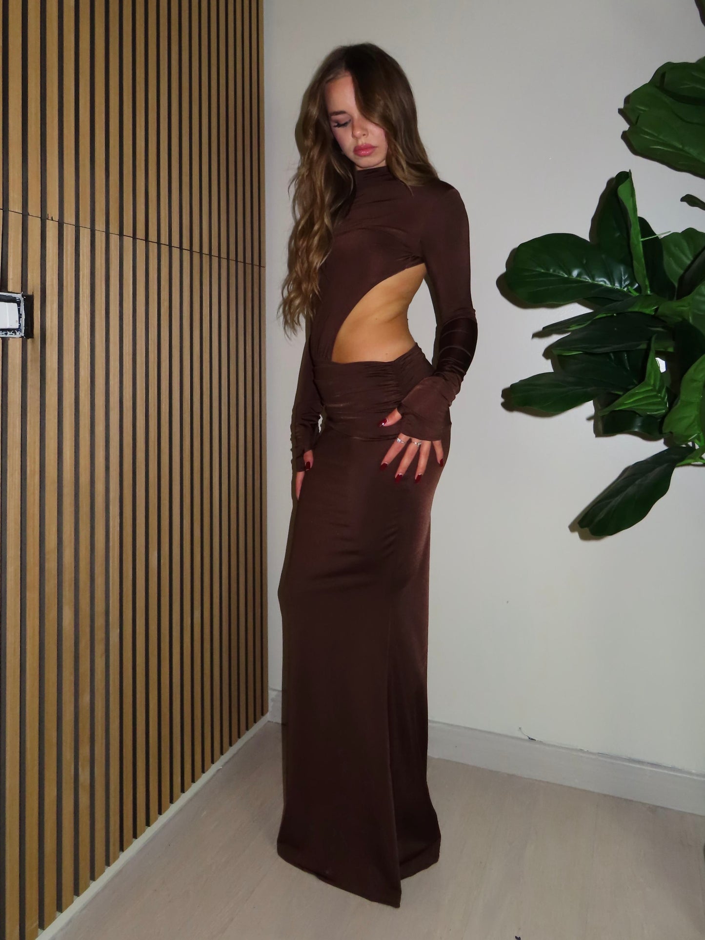 abito KATRINE marrone