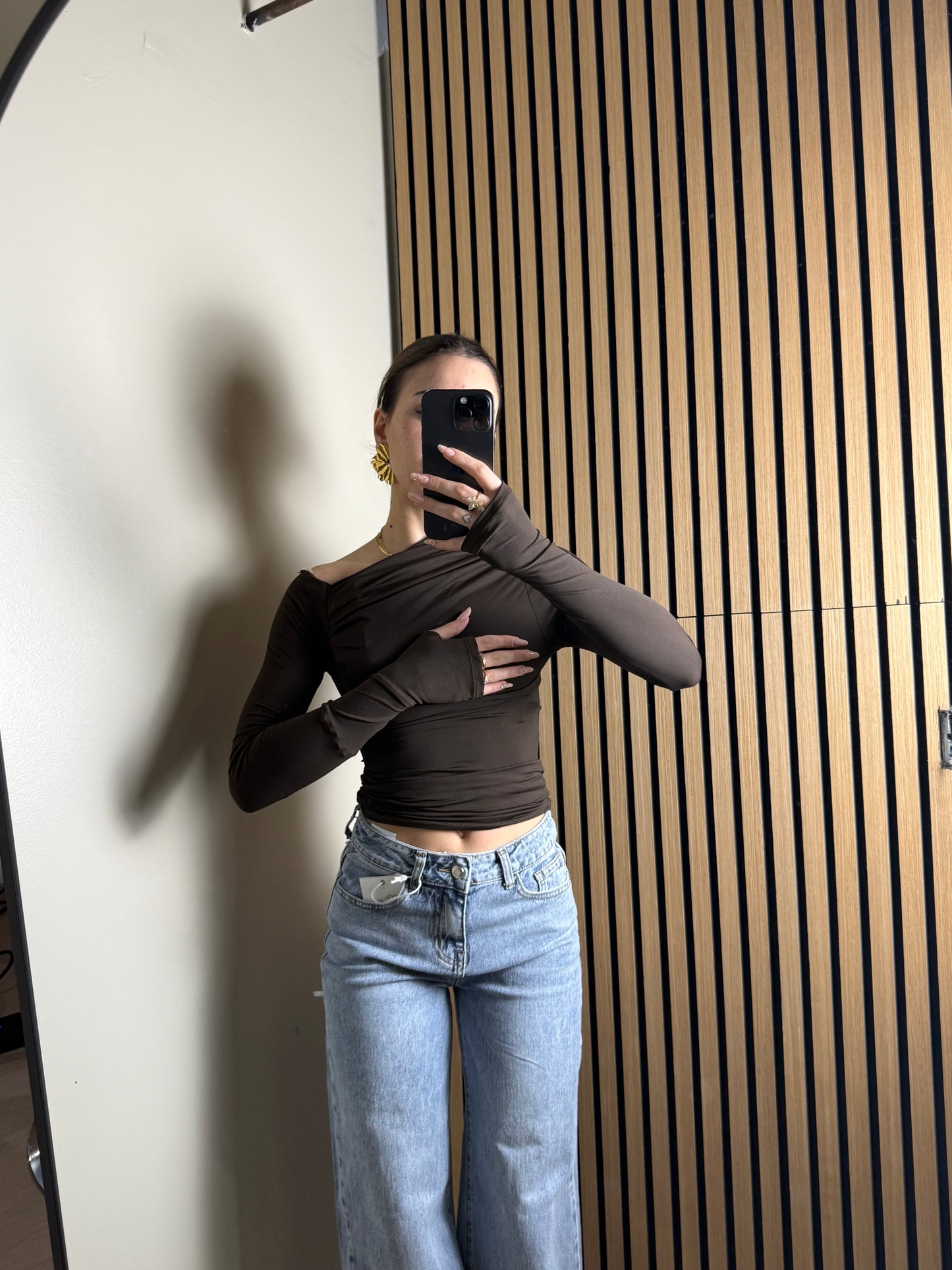 maglia KIM marrone