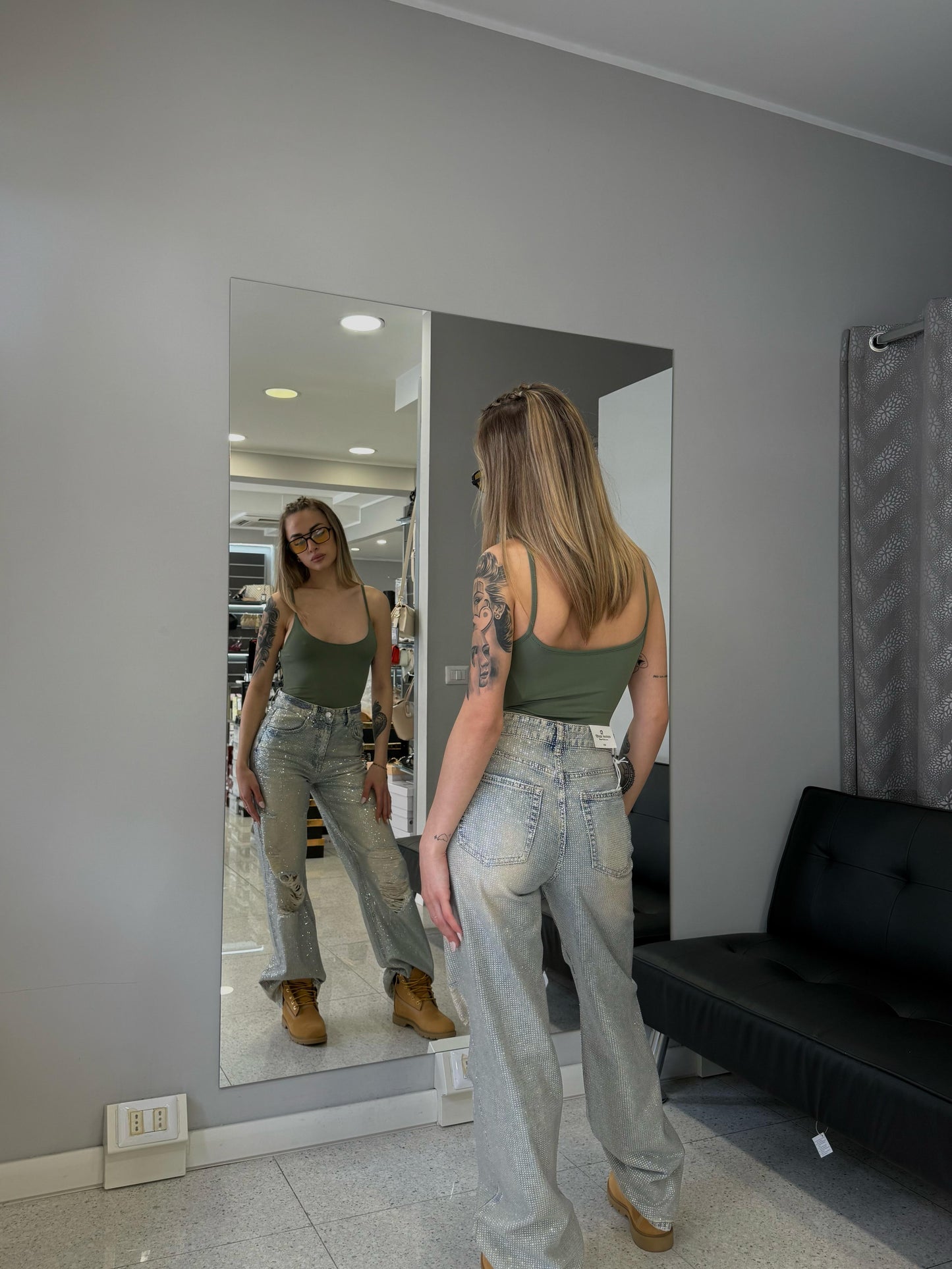body basic verde militare