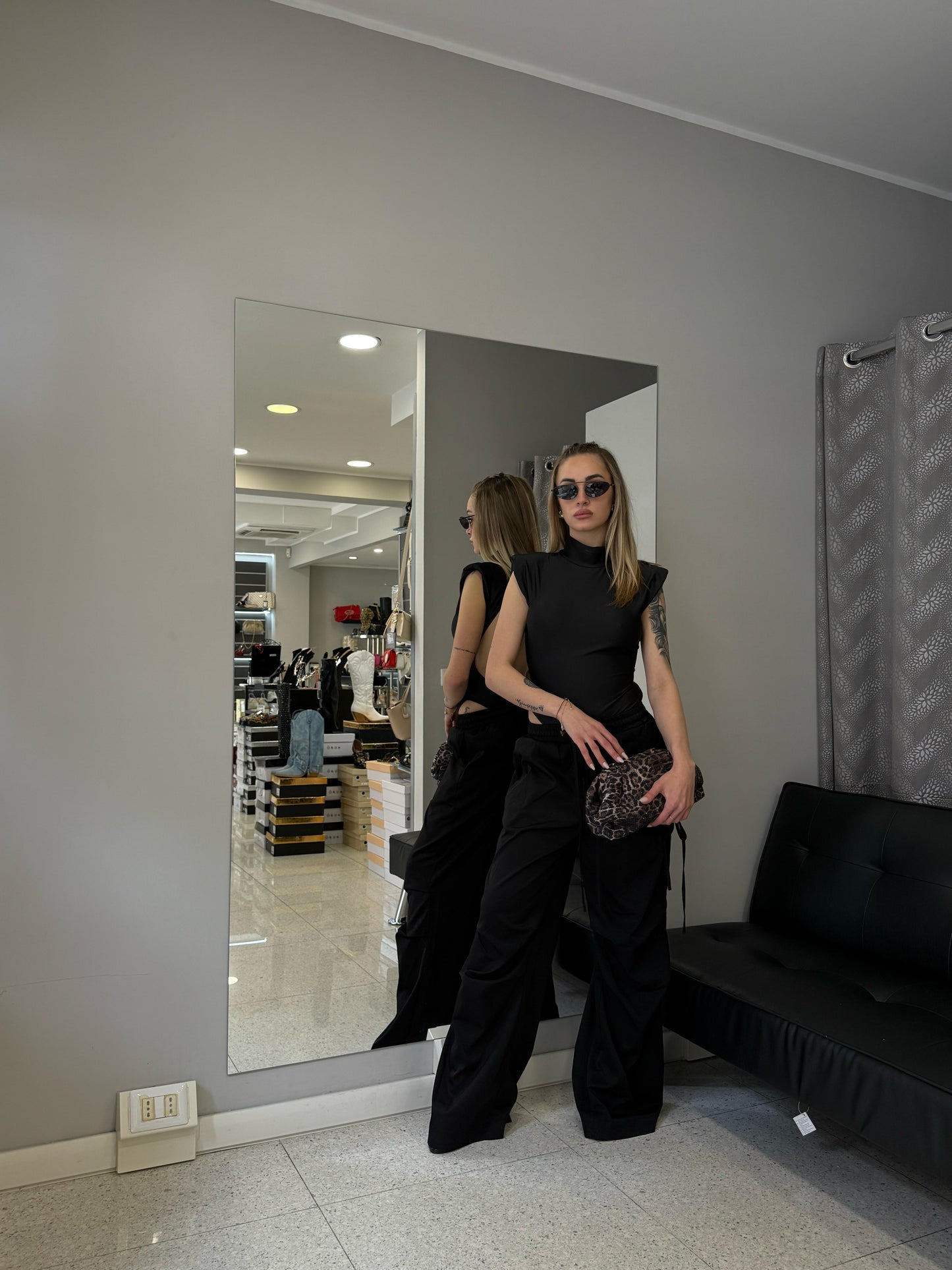 body spallona open back nero