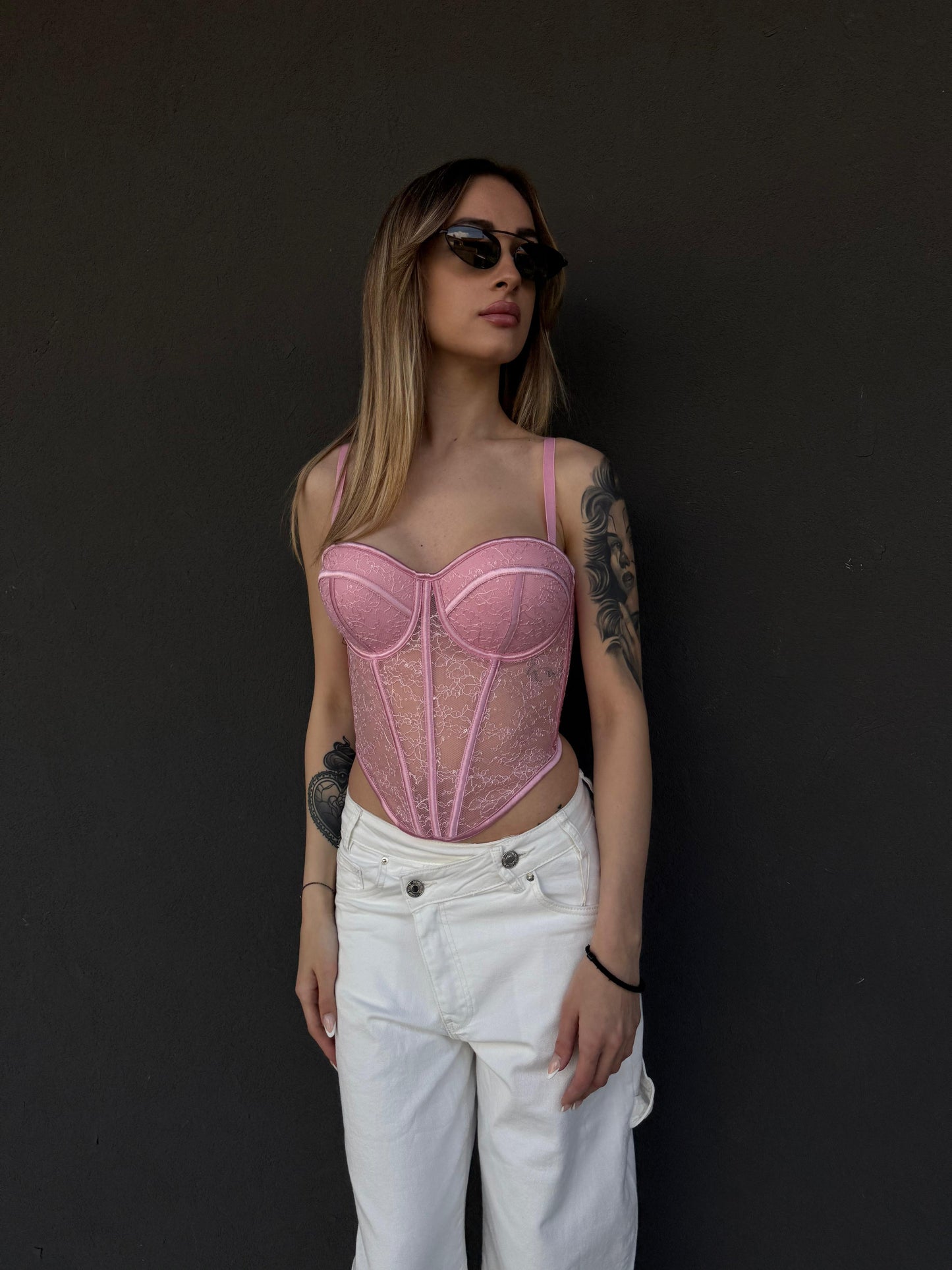 corsetto Lia rosa