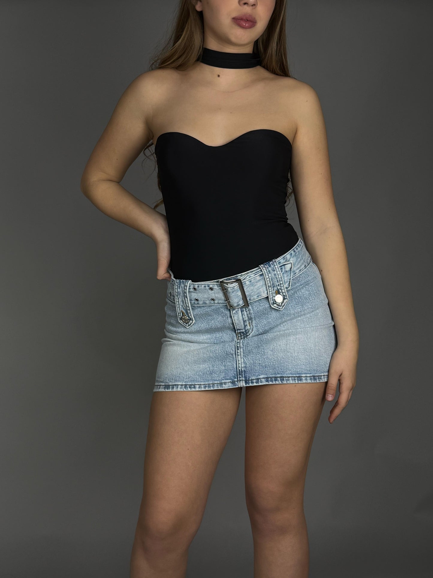 minigonna in jeans