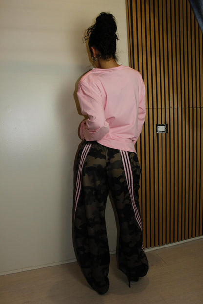 panta Adi militare rosa