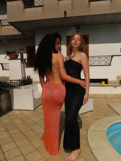 dress Kylie brillantinato
