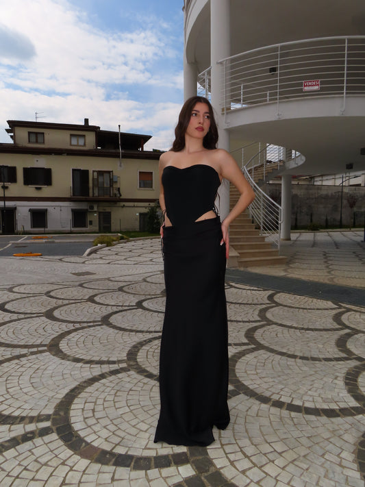 abito CORSETTO nero