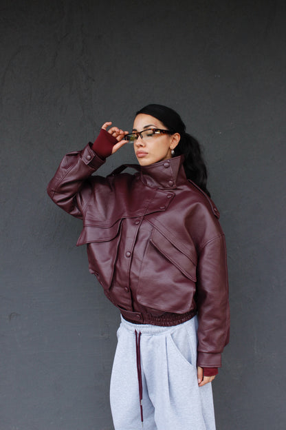 giacca in eco pelle MOTOR