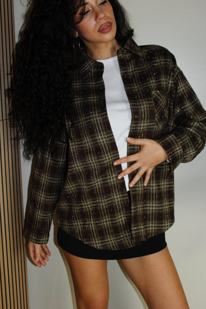 camicia OVER SWAROSKI