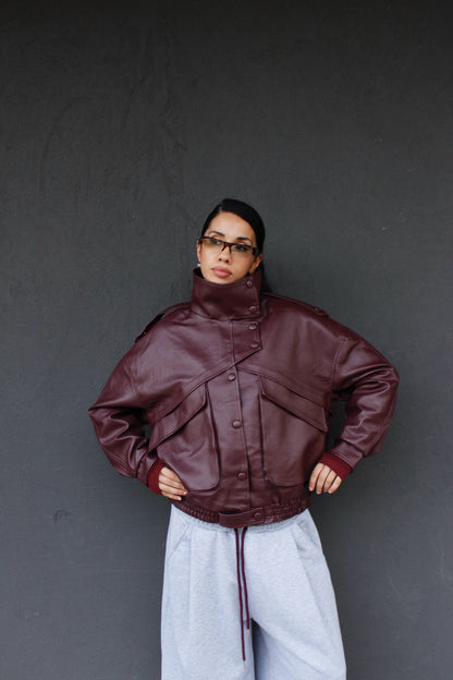 giacca in eco pelle MOTOR