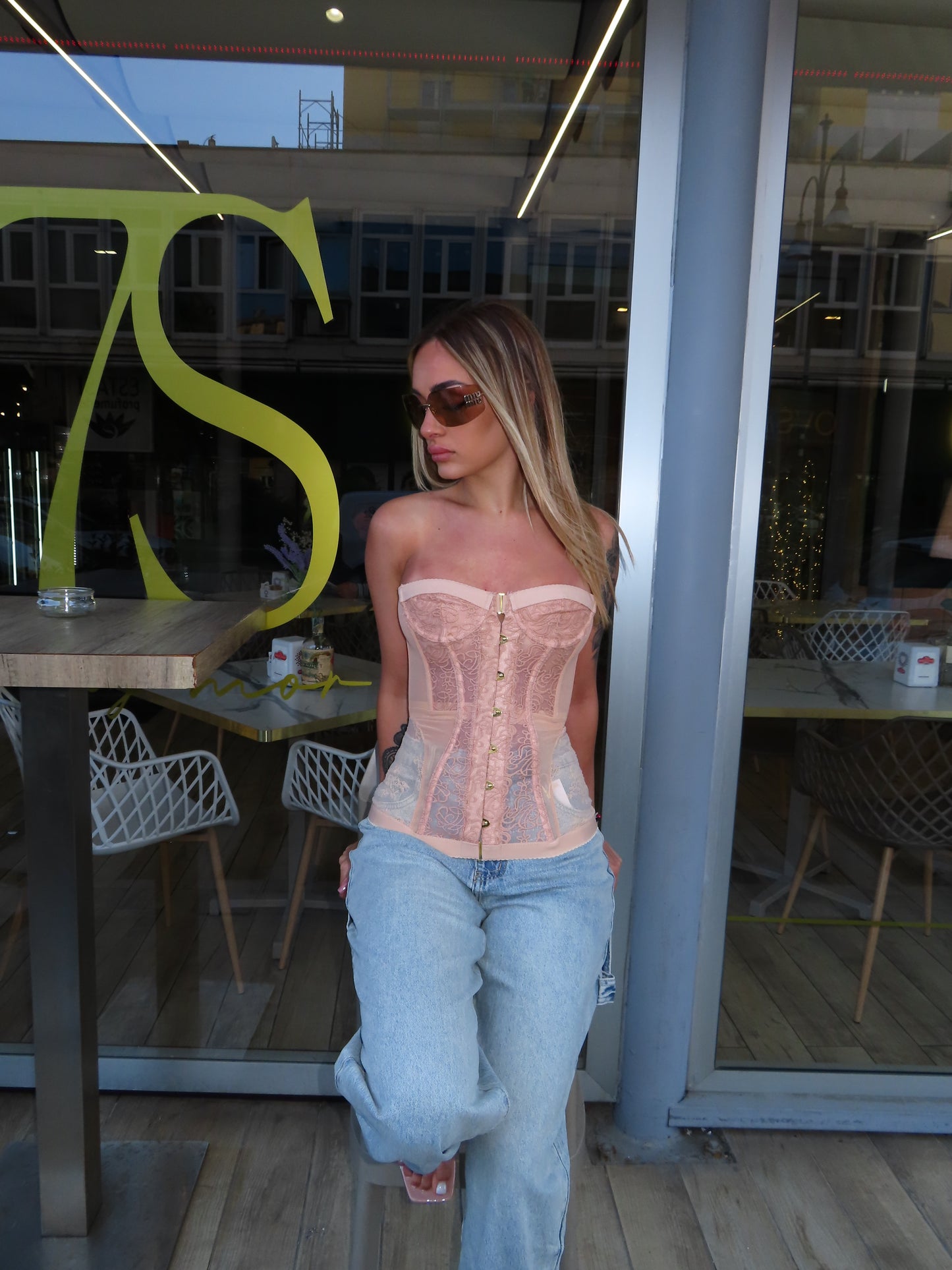 bustier CORINNE carne