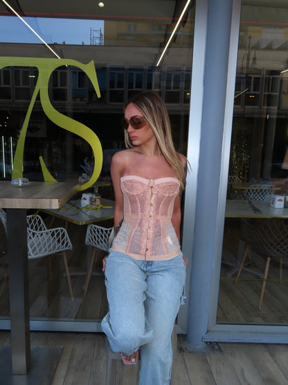 bustier CORINNE carne