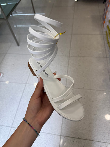 sandali SNAKE bianchi