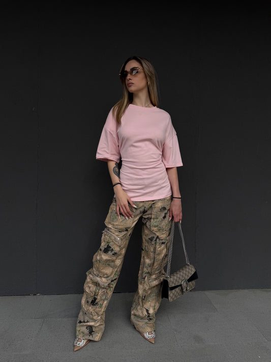 t-shirt POINT rosa