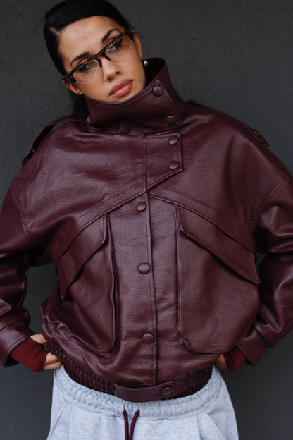 giacca in eco pelle MOTOR