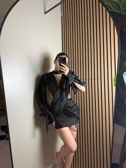 mini dress BANDE nero