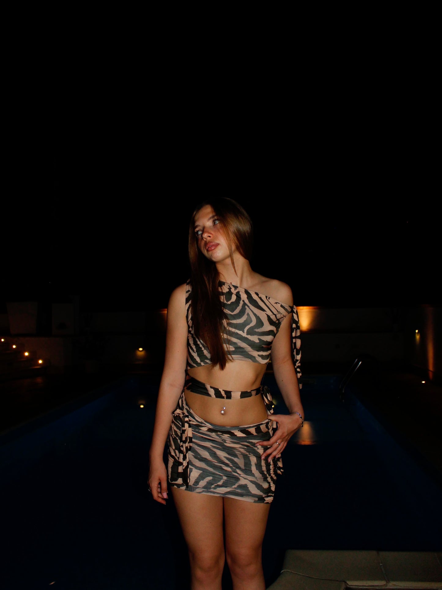 mini DRESS ZEBRA
