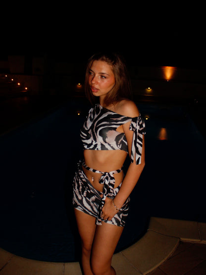 mini DRESS ZEBRA