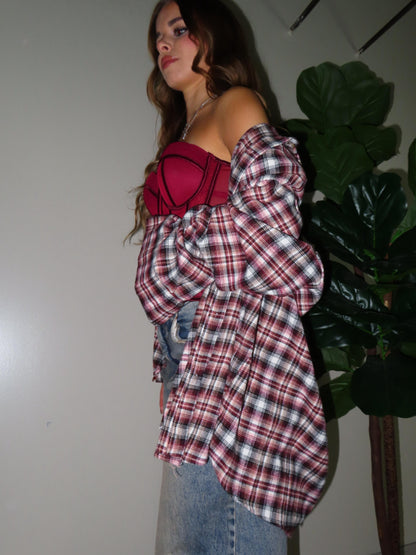 camicione MAXI bordeaux