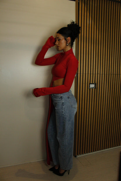 maglia TRISCIA rossa