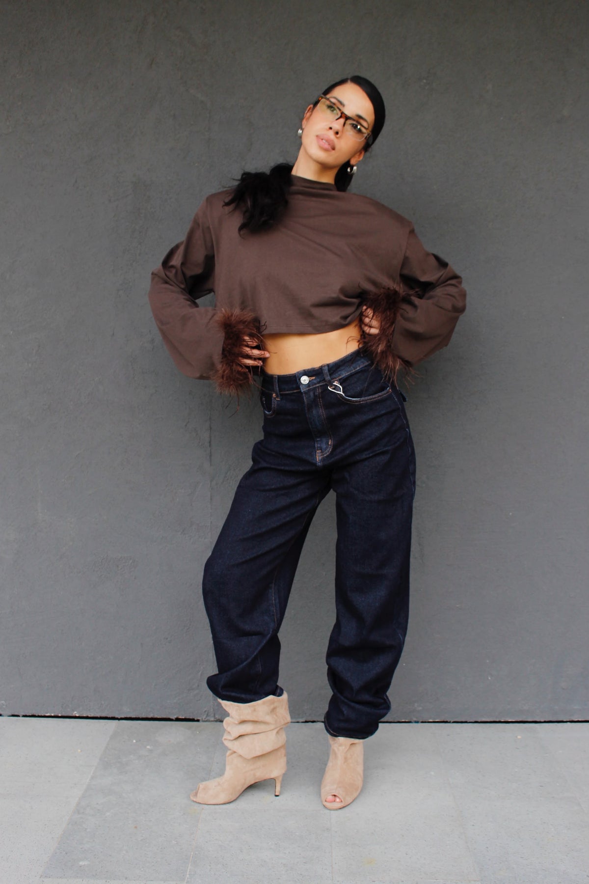 jeans RETRO BOTTONS blu scuro