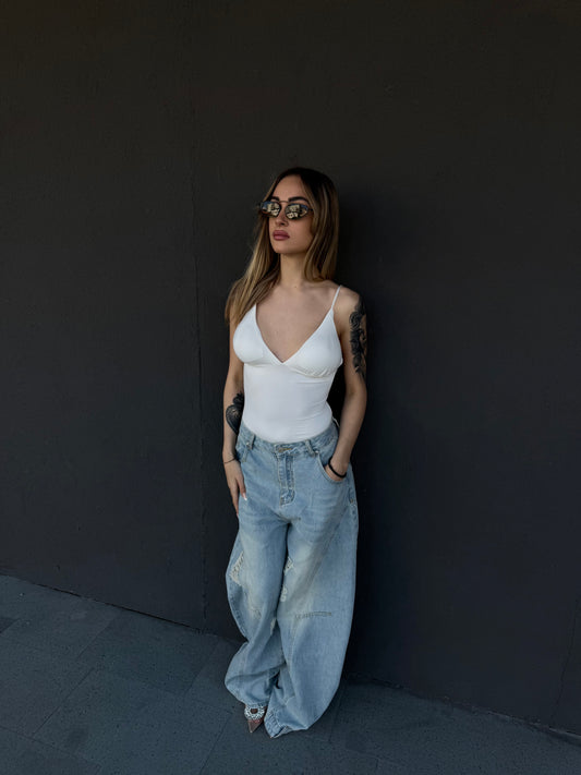 body TRIANGLE bianco