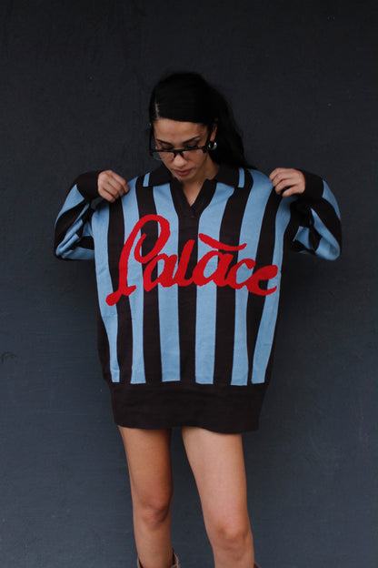 maglione/polo PALACE azzurro/marrone