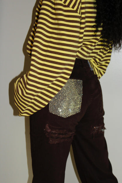 jeans SWAROSKI POCKET