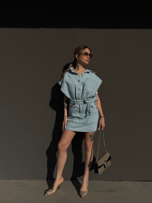 coordinato denim chiaro