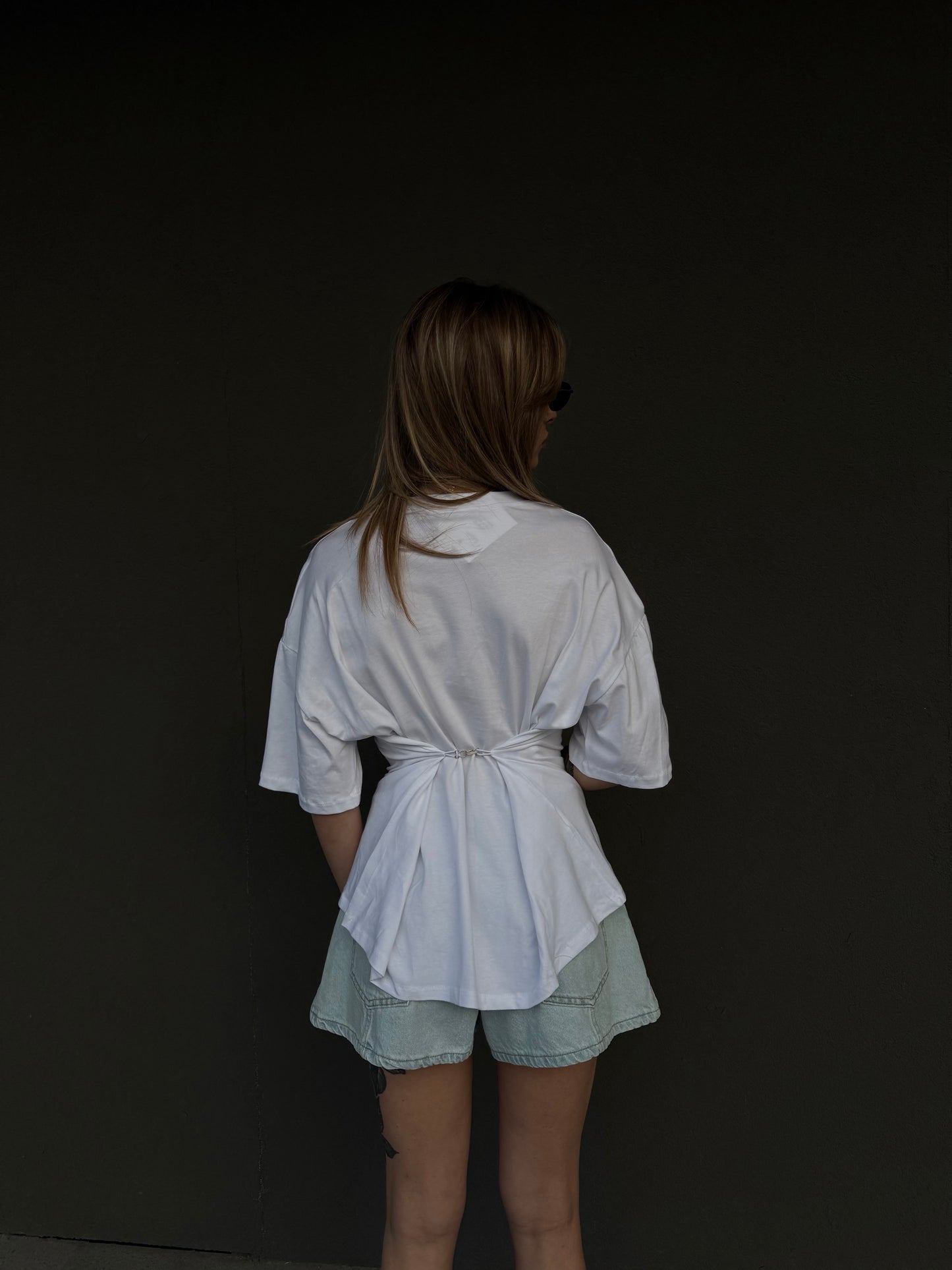t-shirt POINT bianca