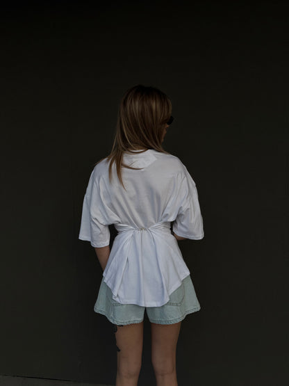 t-shirt POINT bianca