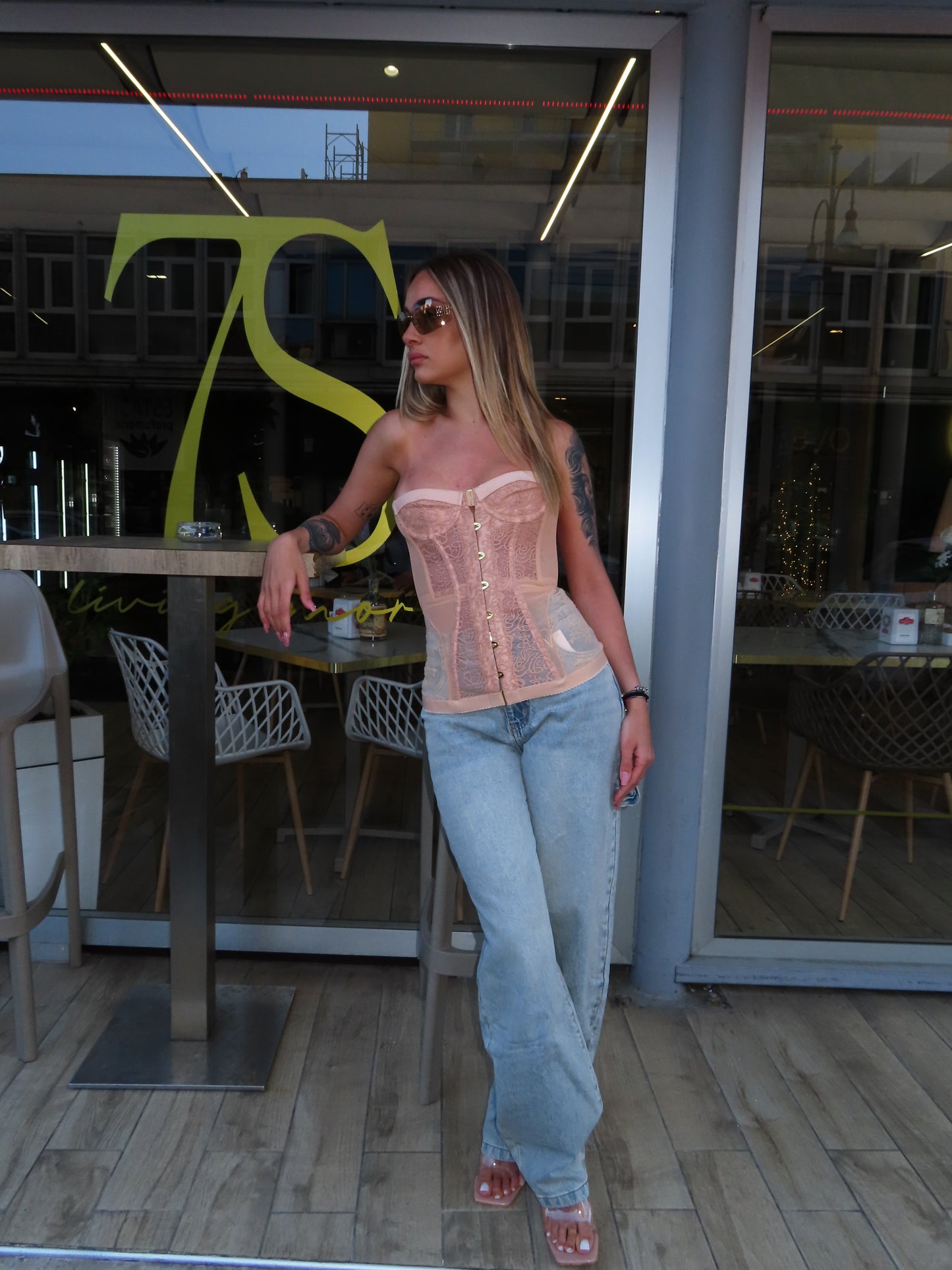 bustier CORINNE carne