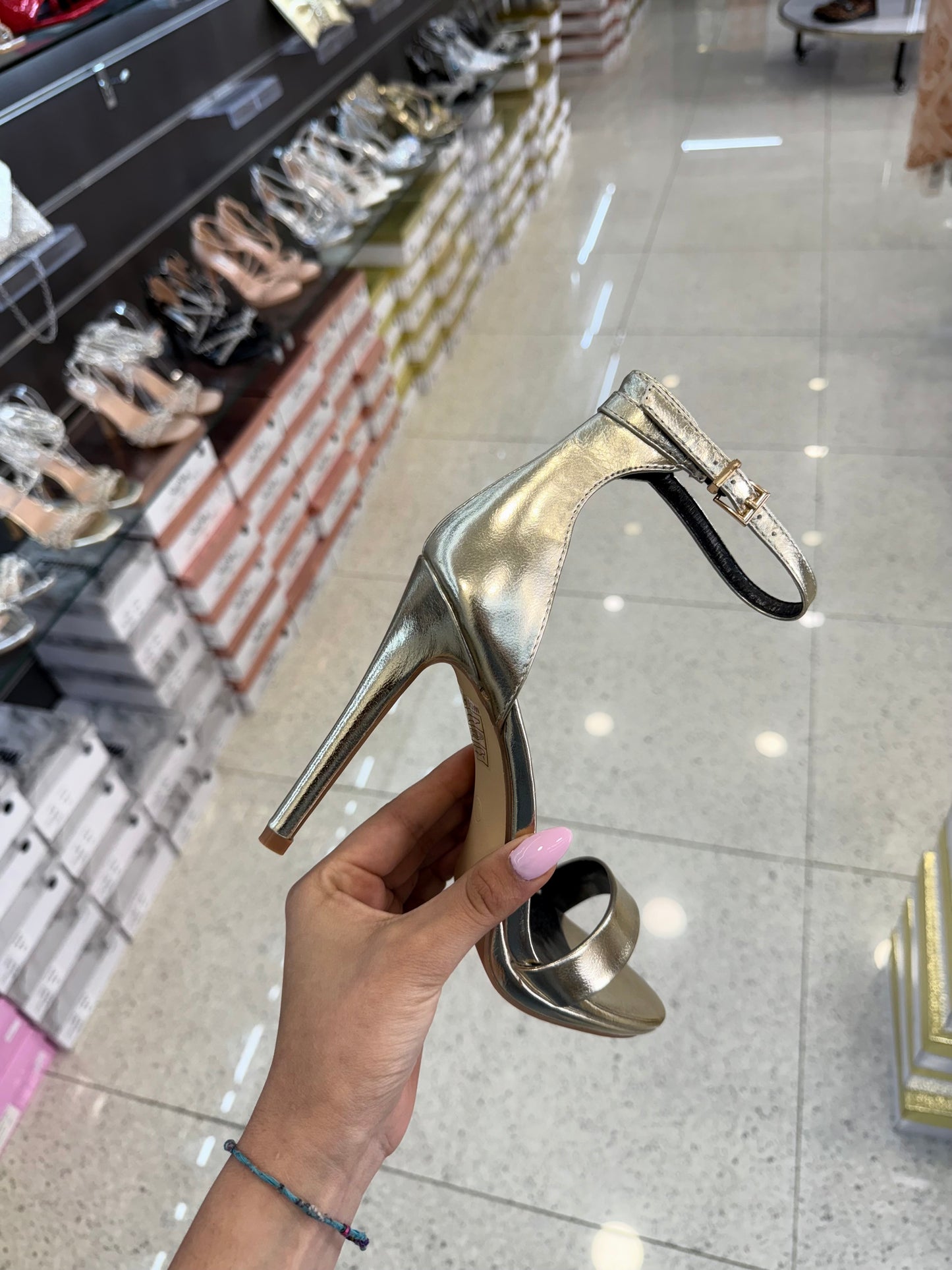 sandali basic oro