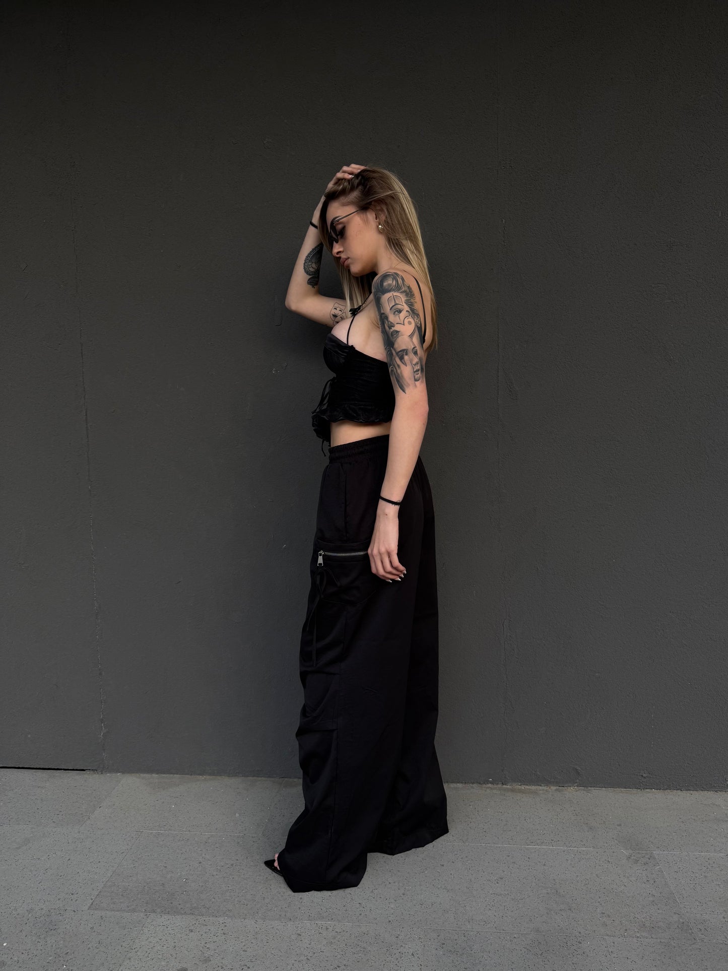 pantaloni POLLY neri