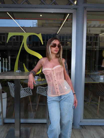 bustier CORINNE carne