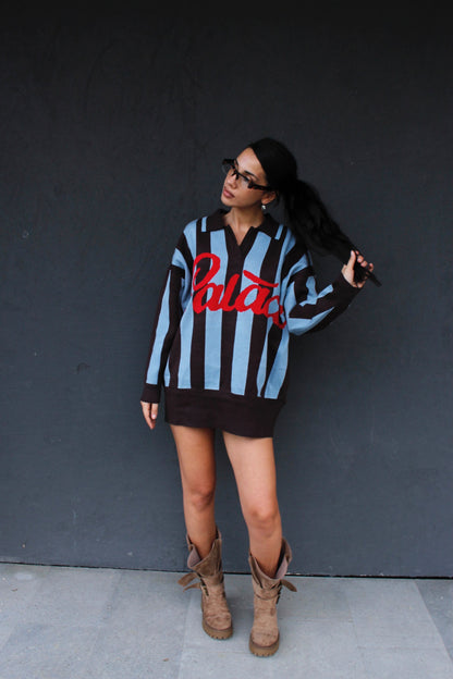 maglione/polo PALACE azzurro/marrone