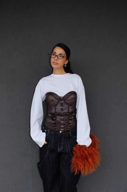 corsetto CHARLOTTE marrone