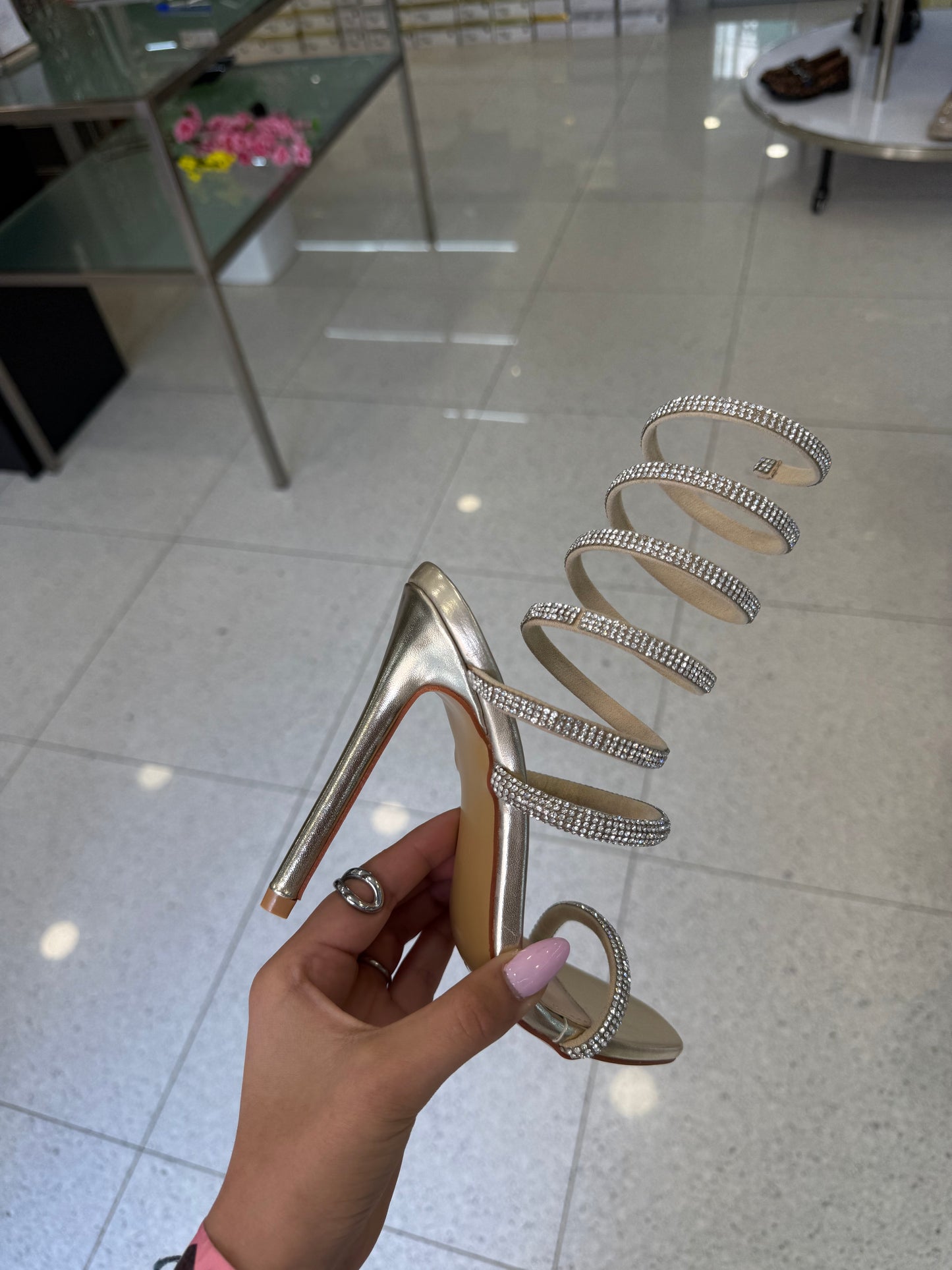 sandali Snake gold