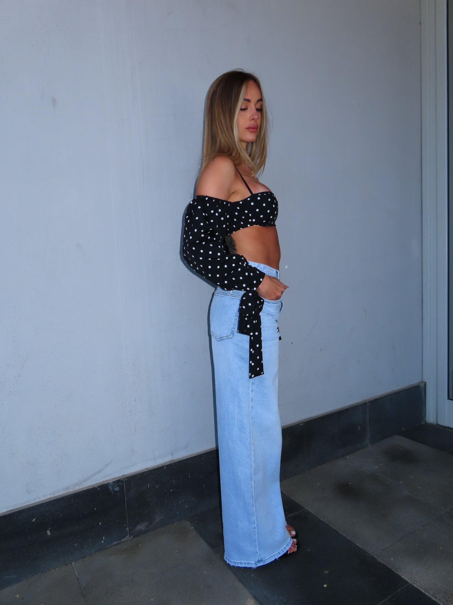 jeans doppio bottone