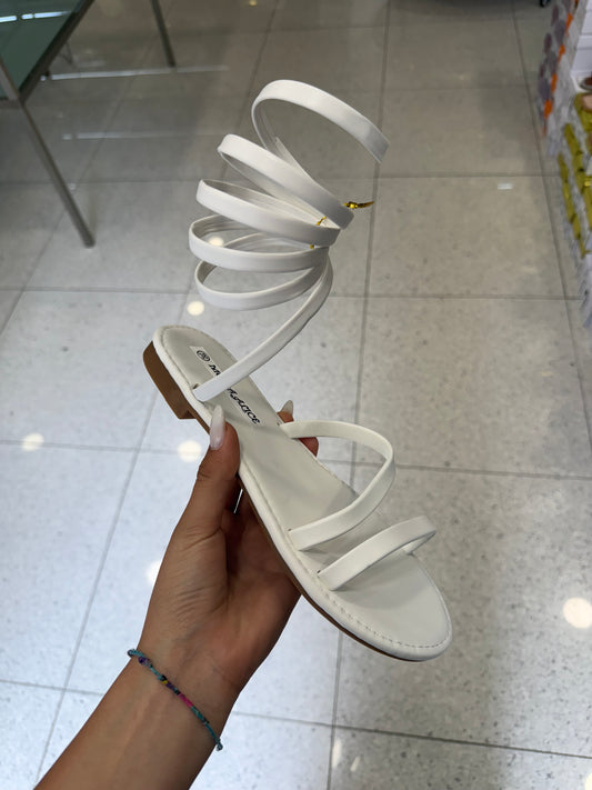 sandali SNAKE bianchi