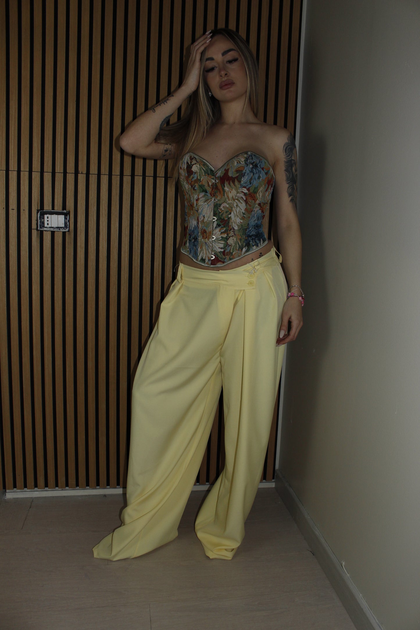 pantalone DD giallo